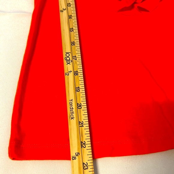 Cato Red Ruffle Blouse - Picture 6 of 6